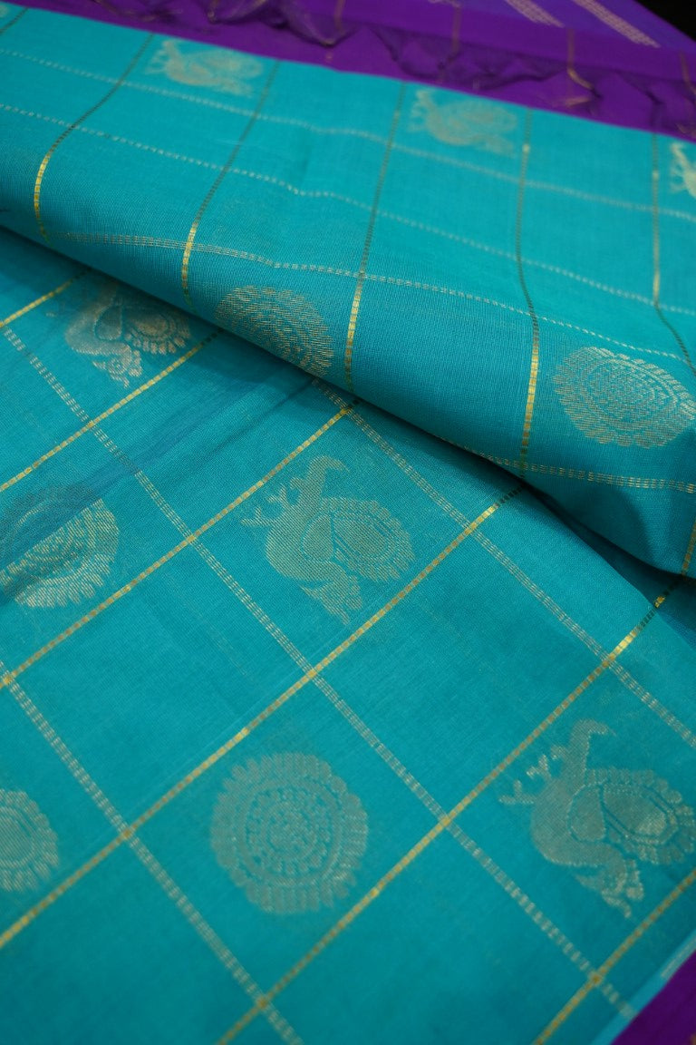 Kanchi Handloom Silk Cotton Saree PC13757