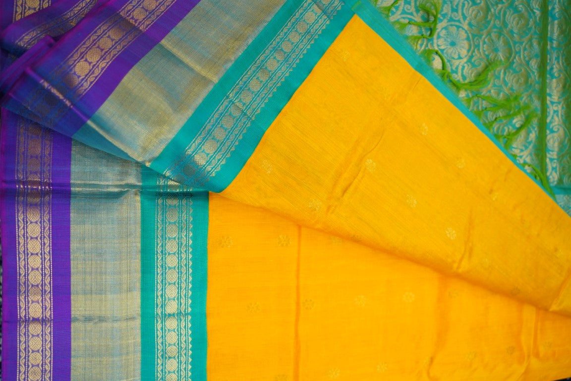 Kanchi Handloom Silk Cotton Saree PC13749