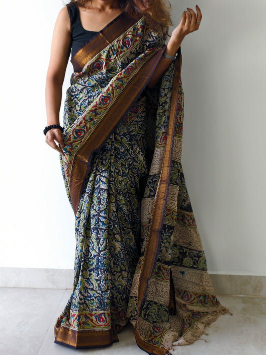 Mangalgiri chennuri Silk Saree-PC14125