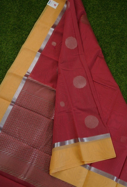 Kanchi Semi Silk Cotton Saree PC1530 freeshipping - Parijat Collections