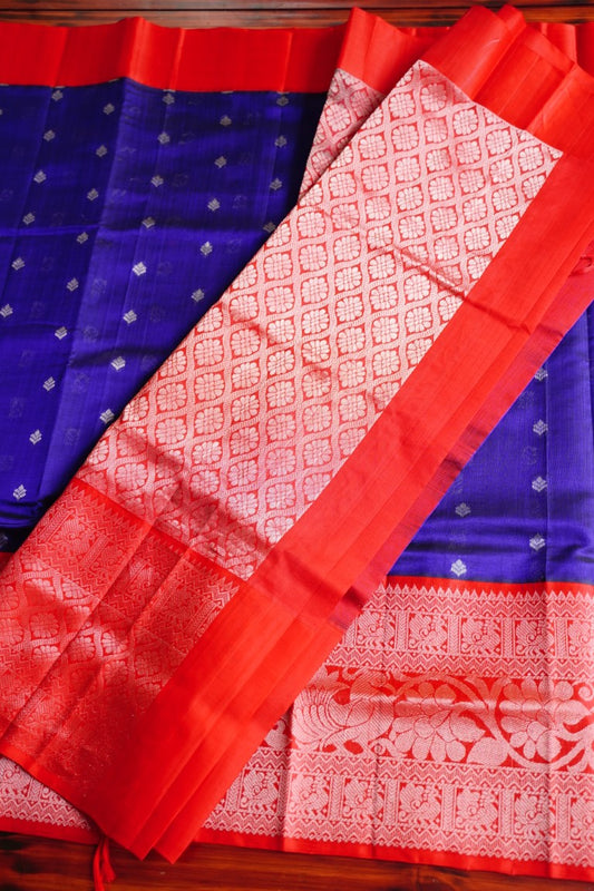 Kanchi Handloom Silk Cotton Saree PC4768 freeshipping - Parijat Collections