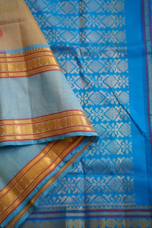 Kanchi Handloom Silk Cotton Saree PC12981