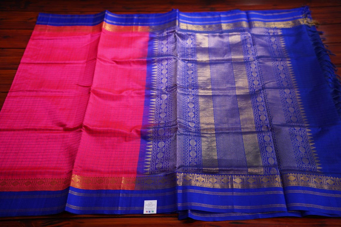 Kanchi Handloom Silk Cotton Saree PC8767